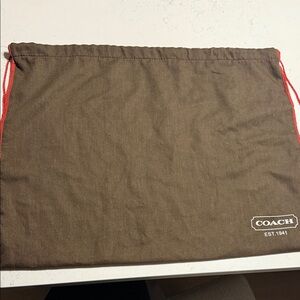 Coach Brown Dust Bag